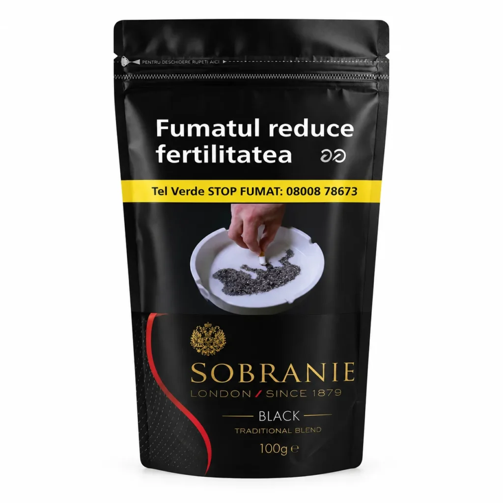 TUTUN LA PUNGA SOBRANIE NEGRU